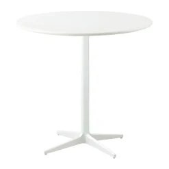 Cane-line Balcony Furniture|Table For Outdoor Use*Drop coffee table Ø80 cm, - White