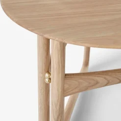 &Tradition Coffee Tables*Drop Leaf coffee tableHM5, Oiled oak Beige