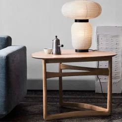 &Tradition Coffee Tables*Drop Leaf coffee tableHM5, Oiled oak Beige