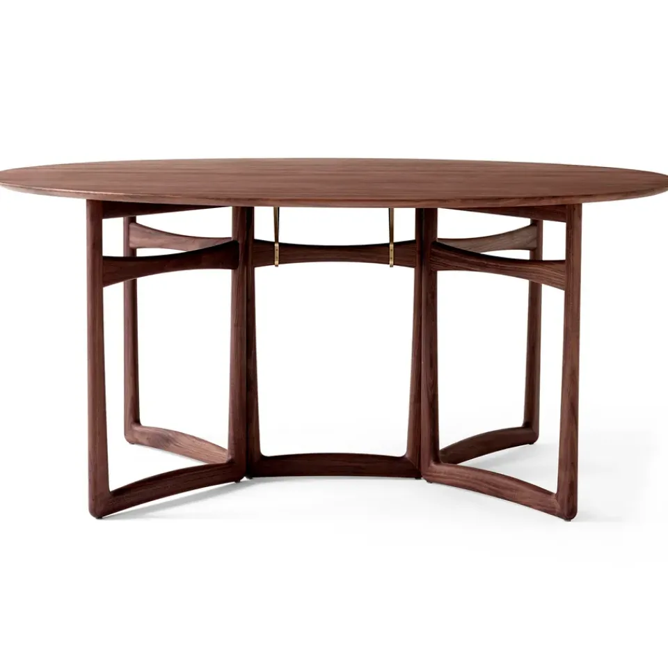 &Tradition Dining Tables*Drop Leaf dining table HM6, Walnut Brown