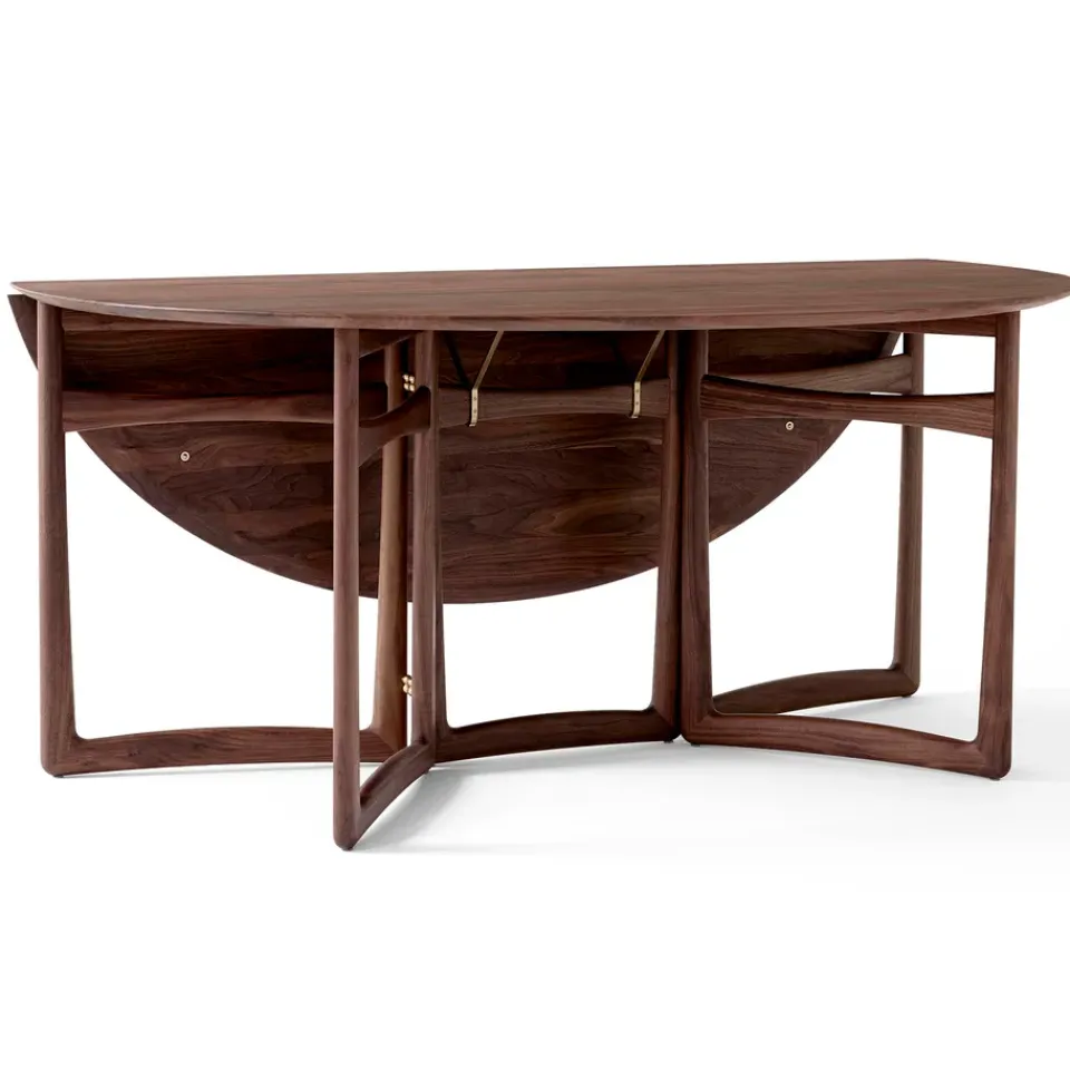 &Tradition Dining Tables*Drop Leaf dining table HM6, Walnut Brown