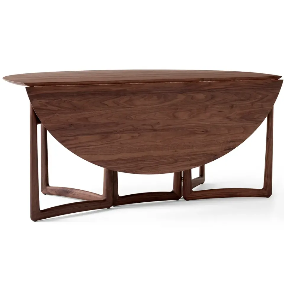 &Tradition Dining Tables*Drop Leaf dining table HM6, Walnut Brown