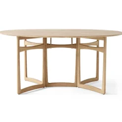 &Tradition Dining Tables*Drop Leaf dining table HM6, White oiled oak Beige