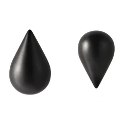 Normann Copenhagen Clothes Hooks & Hangers*Dropit Hangers, large Black