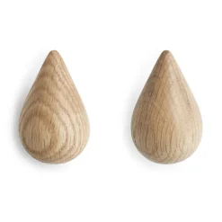 Normann Copenhagen Clothes Hooks & Hangers*Dropit Hangers, wood large Beige
