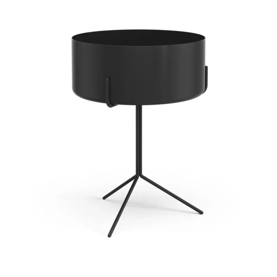 Swedese Side Tables*Drum table, , plant pot Black