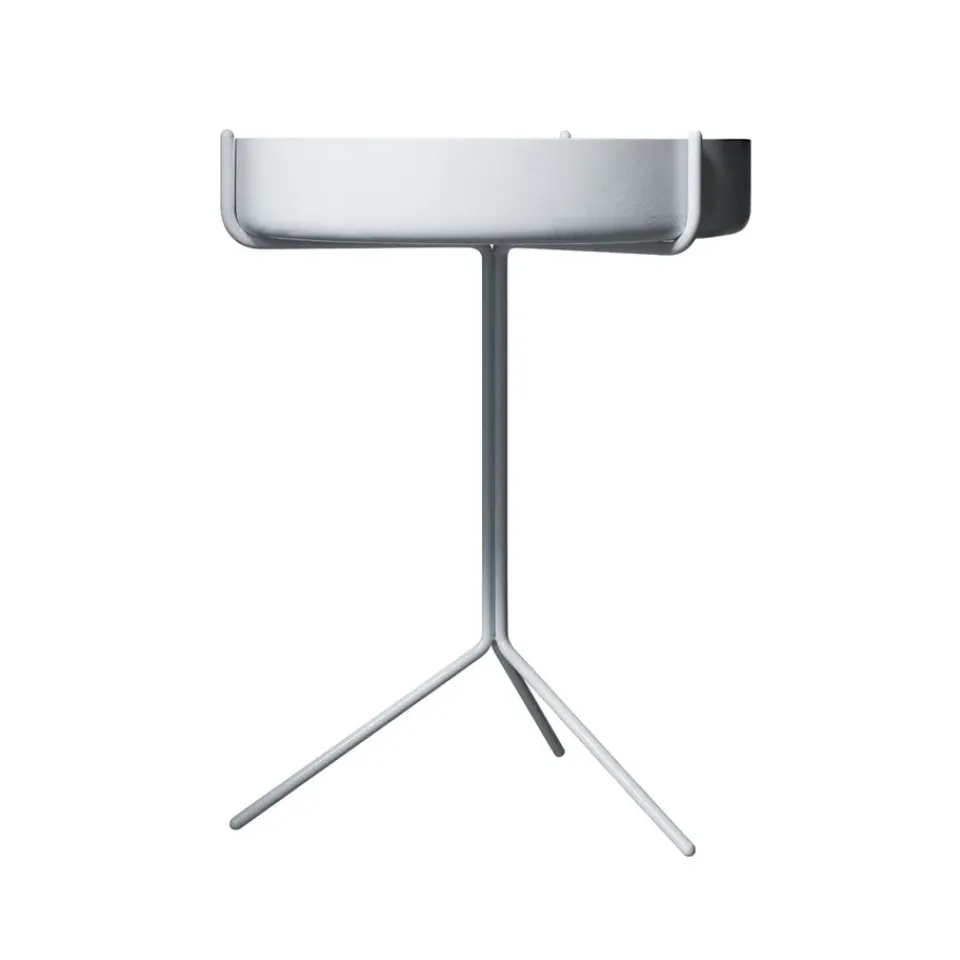 Swedese Side Tables*Drum table, glazed-h.56cm- stand White