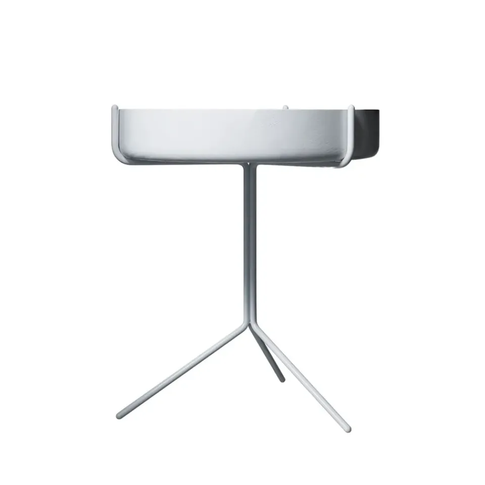 Swedese Side Tables*Drum table, glazed-h.46cm- stand White