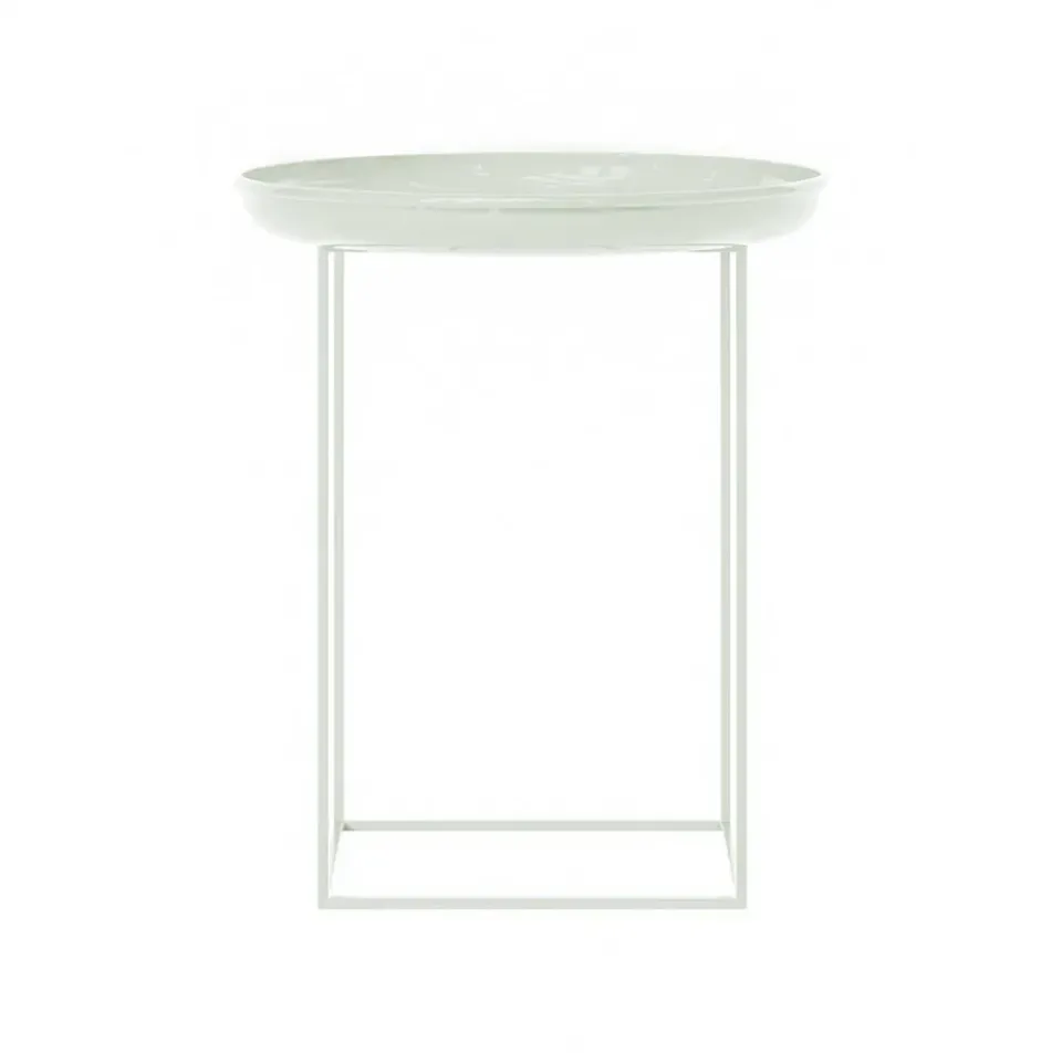 NORR11 Side Tables*Duke side table small, Lacquered mineral Green