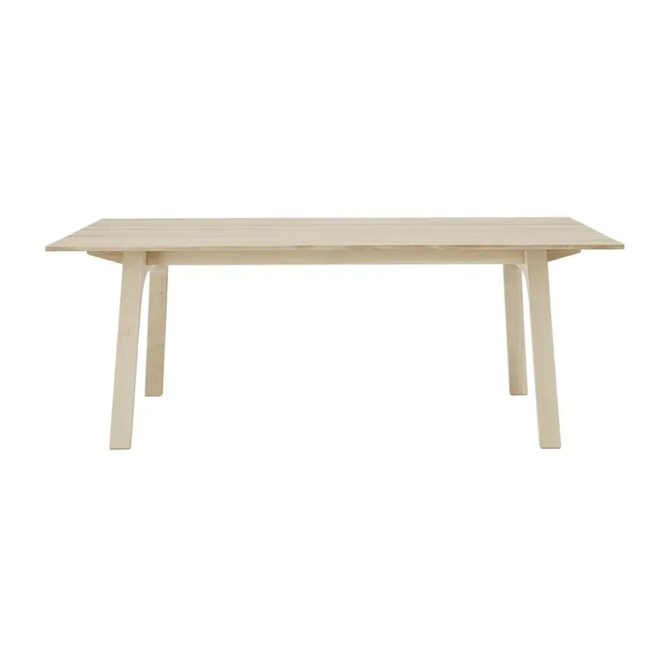 Muuto Dining Tables*Earnest Extendable dining table 205x100 cm, Oiled oak Beige