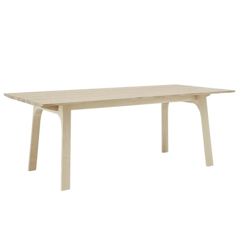 Muuto Dining Tables*Earnest Extendable dining table 205x100 cm, Oiled oak Beige