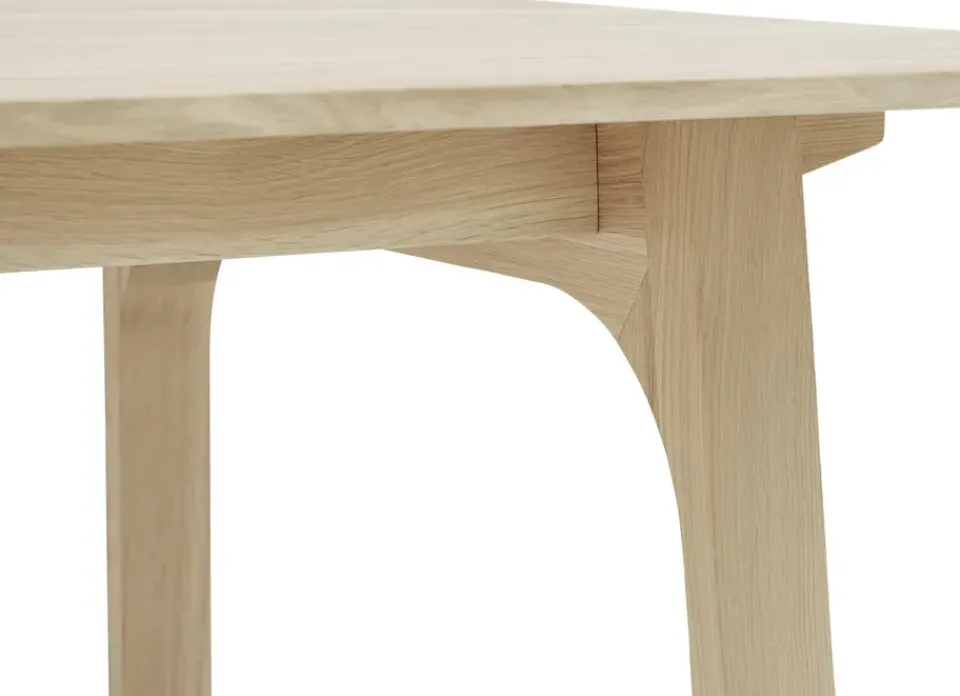Muuto Dining Tables*Earnest Extendable dining table 205x100 cm, Oiled oak Beige