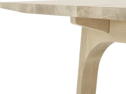 Muuto Dining Tables*Earnest Extendable dining table 205x100 cm, Oiled oak Beige