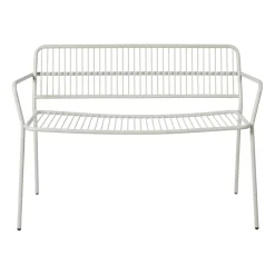 Broste Copenhagen Garden Sofas & Garden Benches|Outdoor Lounge Furniture*Eden bench with arm support, Beige grey BeigeGrey