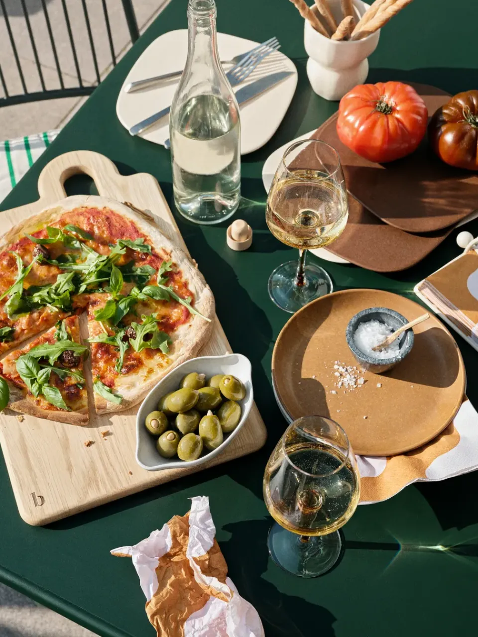 Broste Copenhagen Table For Outdoor Use*Eden table 120x70x74 cm, Forest Green