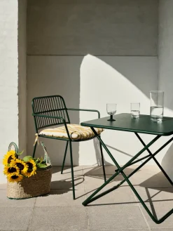 Broste Copenhagen Balcony Furniture|Table For Outdoor Use*Eden table 70x70x74 cm, Forest Green