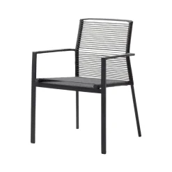 Cane-line Seating*Edge armchair, Anthracite Grey