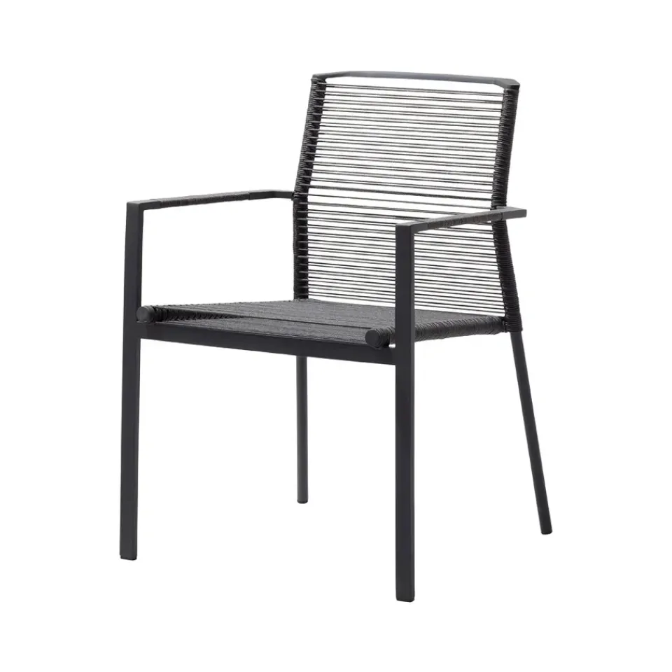 Cane-line Seating*Edge armchair, Anthracite Grey