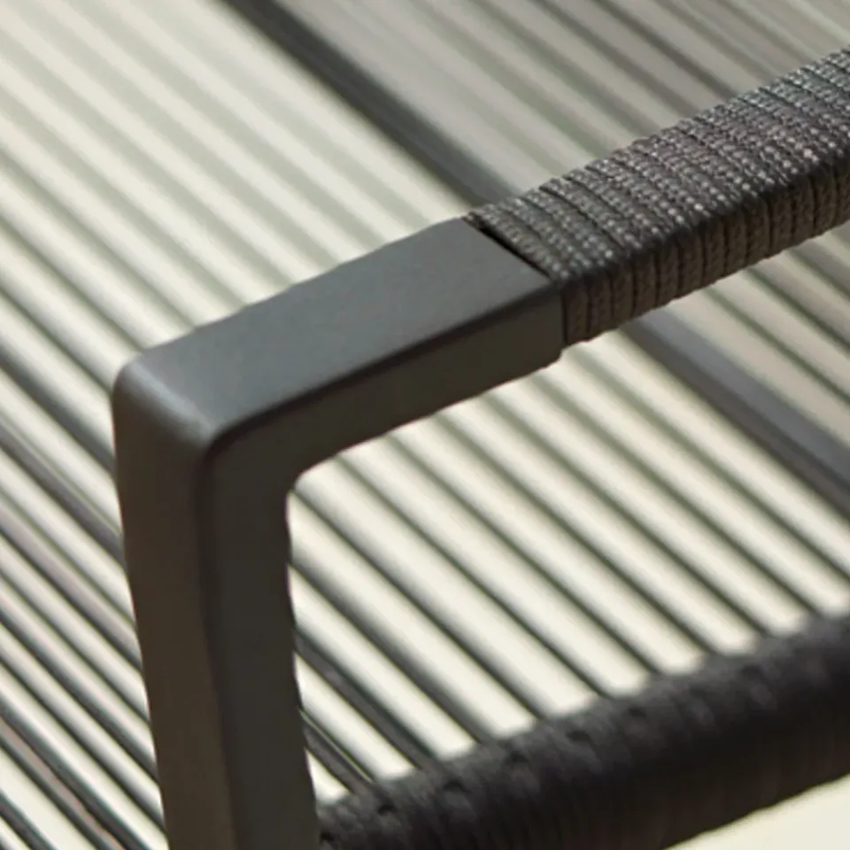 Cane-line Seating*Edge armchair, Anthracite Grey