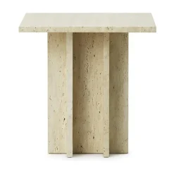Normann Copenhagen Coffee Tables*Edge small coffee table, Travertine Beige