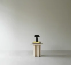 Normann Copenhagen Coffee Tables*Edge small coffee table, Travertine Beige