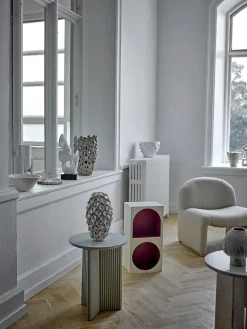 Bloomingville Side Tables*Edith side table Ø40 cm, White