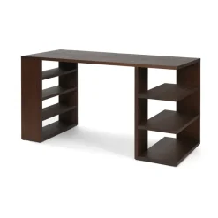 Ferm Living Desks*Edre desk 137x65x73.5 cm, Dark Stained Pine Brown