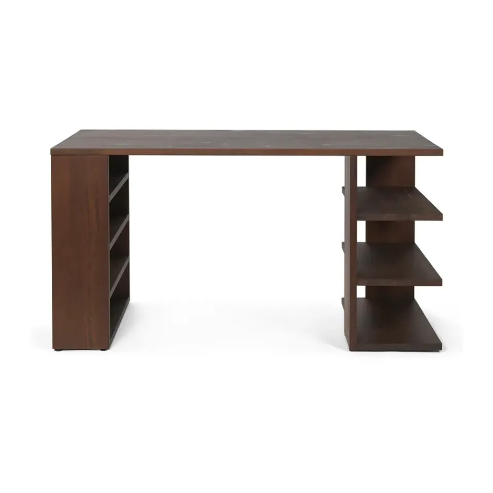 Ferm Living Desks*Edre desk 137x65x73.5 cm, Dark Stained Pine Brown