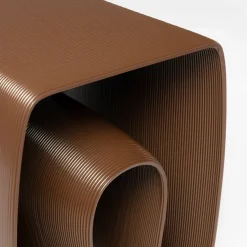 Ekbacken Studios Side Tables*Eel side table 38x40 cm, Chocolate Brown