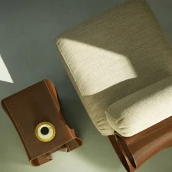 Ekbacken Studios Side Tables*Eel side table 38x40 cm, Chocolate Brown