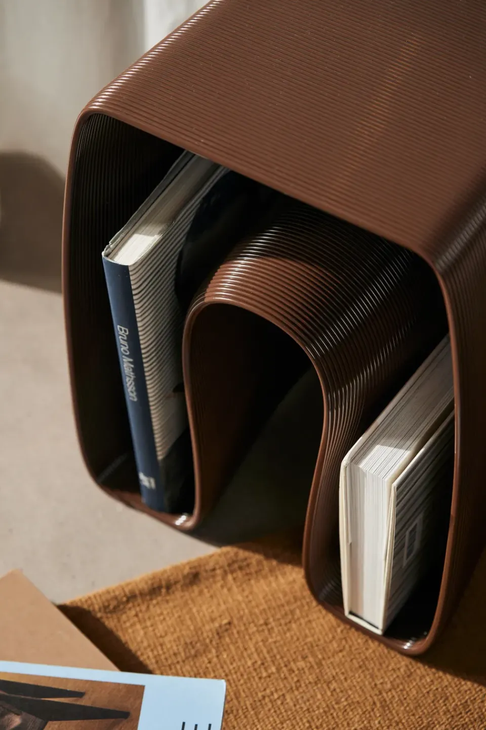 Ekbacken Studios Side Tables*Eel side table 38x40 cm, Chocolate Brown