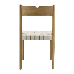 1898 Chairs*Ekeryd dining chair, Webbing-laquered oak Beige