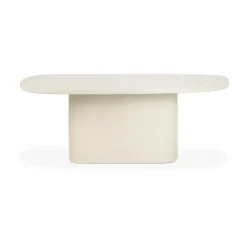Ethnicraft Dining Tables*Elements Pebble dining table, Off White