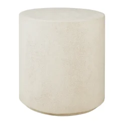 Ethnicraft Side Tables*Elements side table Ø40 cm, Off White