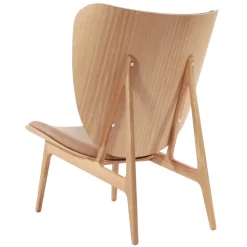 NORR11 Armchairs & Footstools|Chairs*Elephant lounge leather oak, Dunes camel Brown