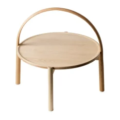 Gärsnäs Coffee Tables*Elna coffee table, Ash-white-Ø60 cm with hanger Beige