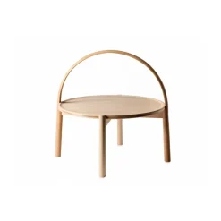 Gärsnäs Coffee Tables*Elna coffee table, Ash-white-Ø60 cm with hanger Beige