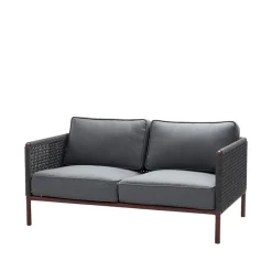 Cane-line Garden Sofas & Garden Benches|Balcony Furniture*Encore 2-seater sofa, airtouch bordeaux/dark grey Purple