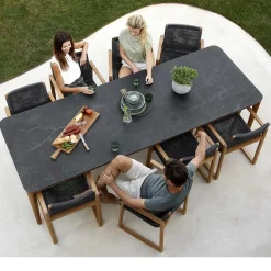 Cane-line Seating*Endless armchair, Dark , teak frame Grey