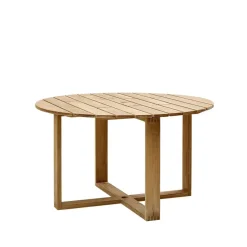 Cane-line Table For Outdoor Use*Endless dining table round teak, Ø130 cm Brown