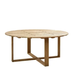 Cane-line Table For Outdoor Use*Endless dining table round teak, Ø170 cm Brown