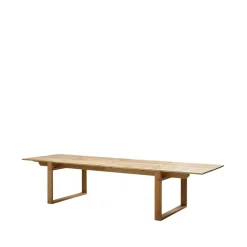Cane-line Table For Outdoor Use*Endless dining table, Teak, 332 cm Brown