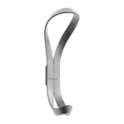 Essem Design Clothes Hooks & Hangers*Endless hook, Aluminium Grey