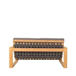 Cane-line Outdoor Lounge Furniture|Garden Sofas & Garden Benches*Endless Soft 2-seater sofa teak, AirTouch Grey