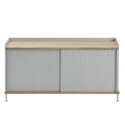 Muuto T.V & Media Units|Dressers & Sideboards*Enfold sideboard low 125x45x63 cm, Oak-Grey BrownGrey