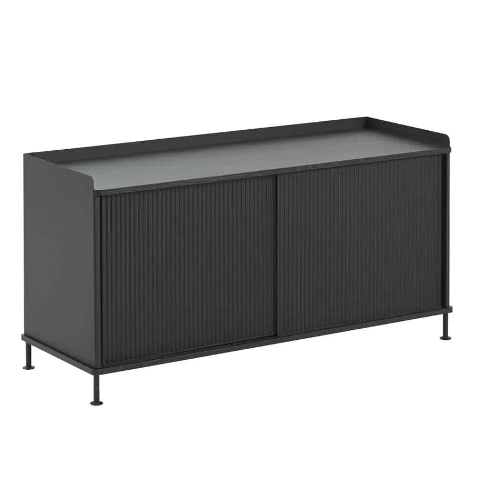 Muuto T.V & Media Units|Dressers & Sideboards*Enfold sideboard low 125x45x63 cm, - Black