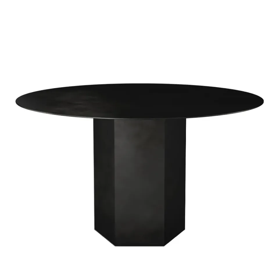GUBI Dining Tables*Epic Steel dining table, Midnight Black