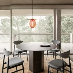 GUBI Dining Tables*Epic Steel dining table, Misty Grey