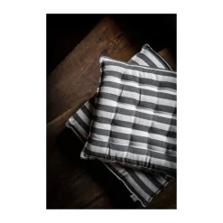 ERNST Seat Cushions & Pads*seat cushion 40x40cm, Natural white-dark grey WhiteGrey