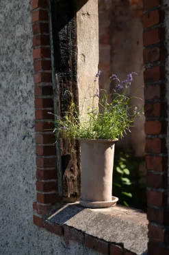 ERNST Garden Details & Accessories*terracotta pot with saucer, Ø25x35 cm Brown